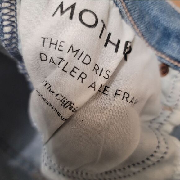 MOTHER The Mid Rise Dazzler Ankle Fray Riding The Cliffside size 25 - Picture 11 of 16